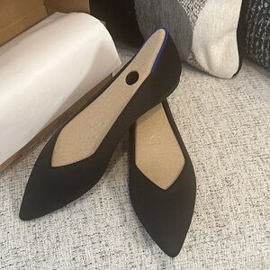 Rothy's Black The Point II Flats